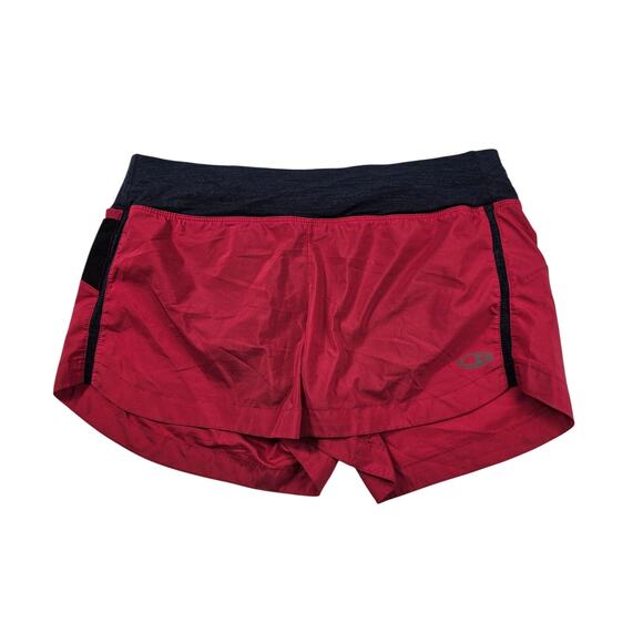 Icebreaker merino wool lined Spark shorts S brief lined hot pink odor control - Picture 1 of 10